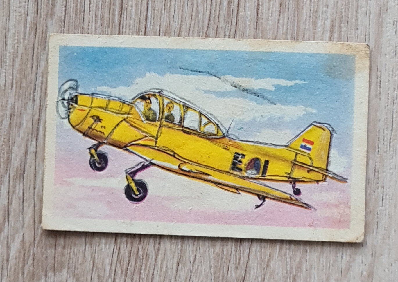 Verzamelplaatje nr. 29 Bakkerij HUS Fokker Instructor, Verzenden, Gebruikt, Plaatje
