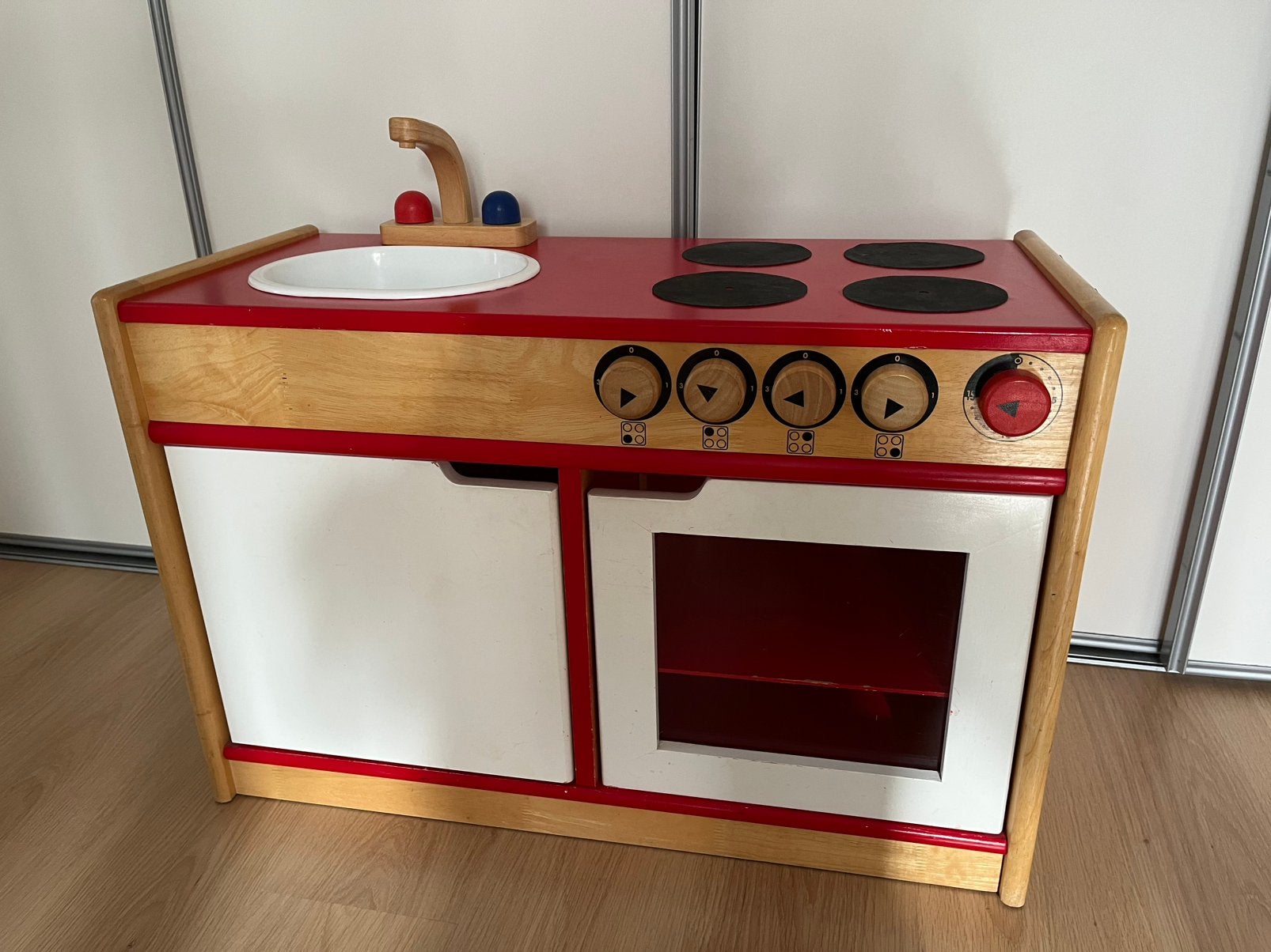 Houten speel keukentje, Ophalen, Gebruikt, Hout, Speelkeuken
