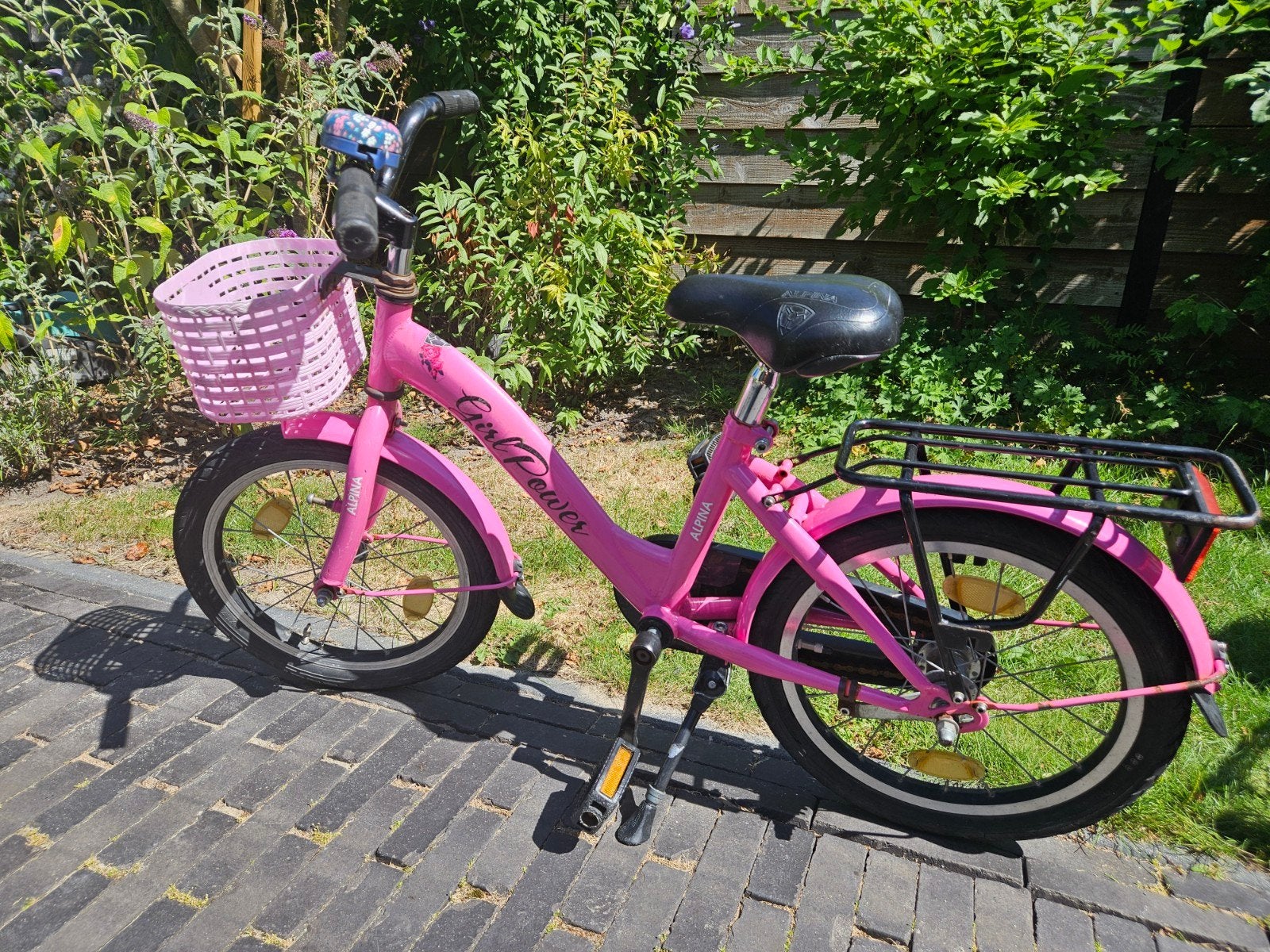 Alpina Girl Power kinderfiets 16 inch, Ophalen, Terugtraprem, Alpina, 16 tot 20 inch
