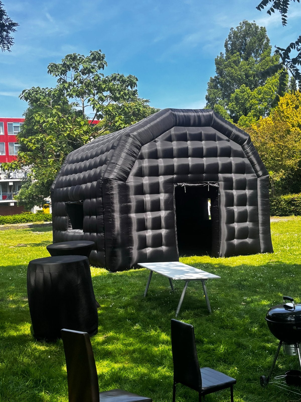 Opblaasbare Partytent / Iglo - Zwart, Ophalen of Verzenden, Zo goed als nieuw, Meer dan 6