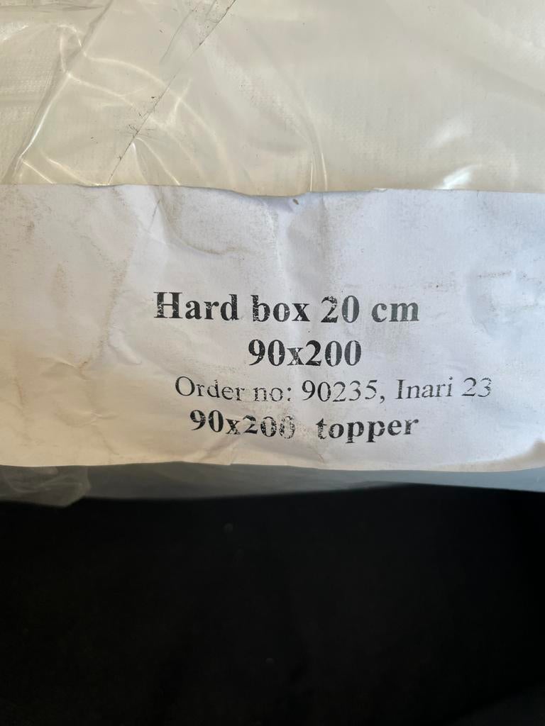 Topper 90x200, Ophalen, Eenpersoons, Wit, Overige typen