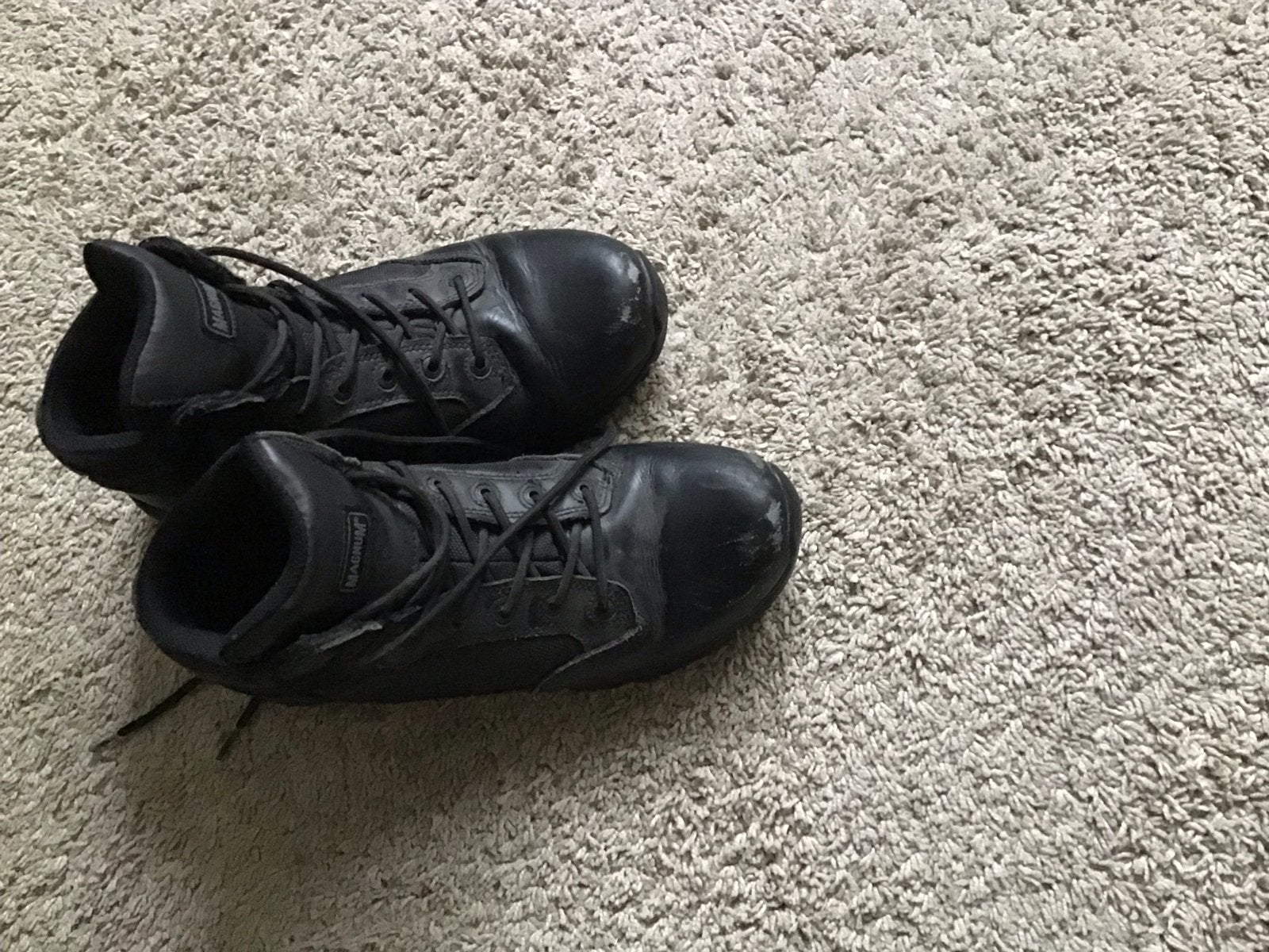 Magnum zwarte werkschoenen maat 43 boa uniform, Ophalen of Verzenden, Gedragen, Zwart, Werkschoenen