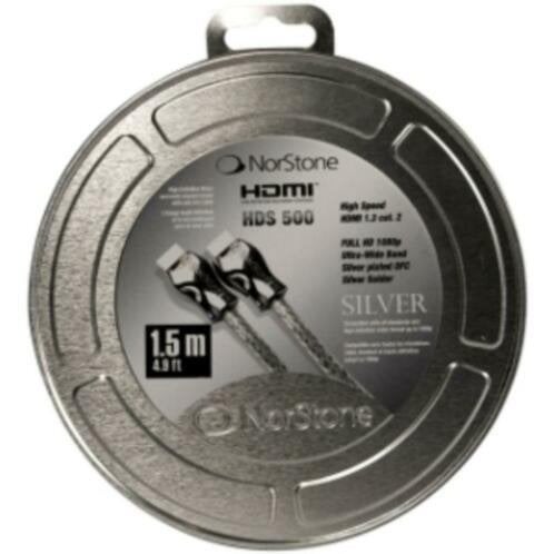Norstone HDS-500 Silver Reference HDMI kabel 1,5 meter, Ophalen of Verzenden, Nieuw