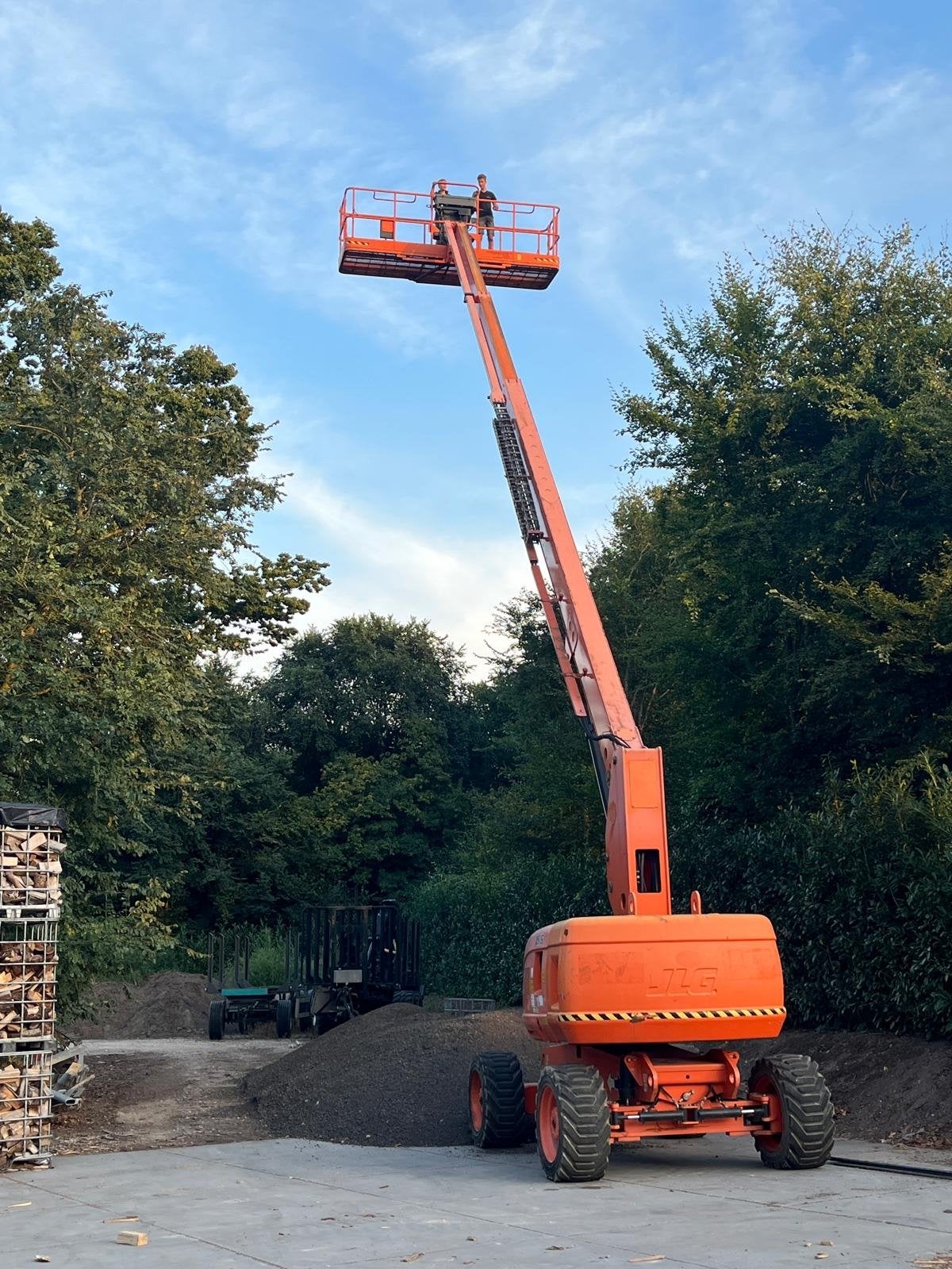 JLG 680S Hoogwerker - 22,5m Werkhoogte, 4m Werkbak, Ophalen, Hoogwerker