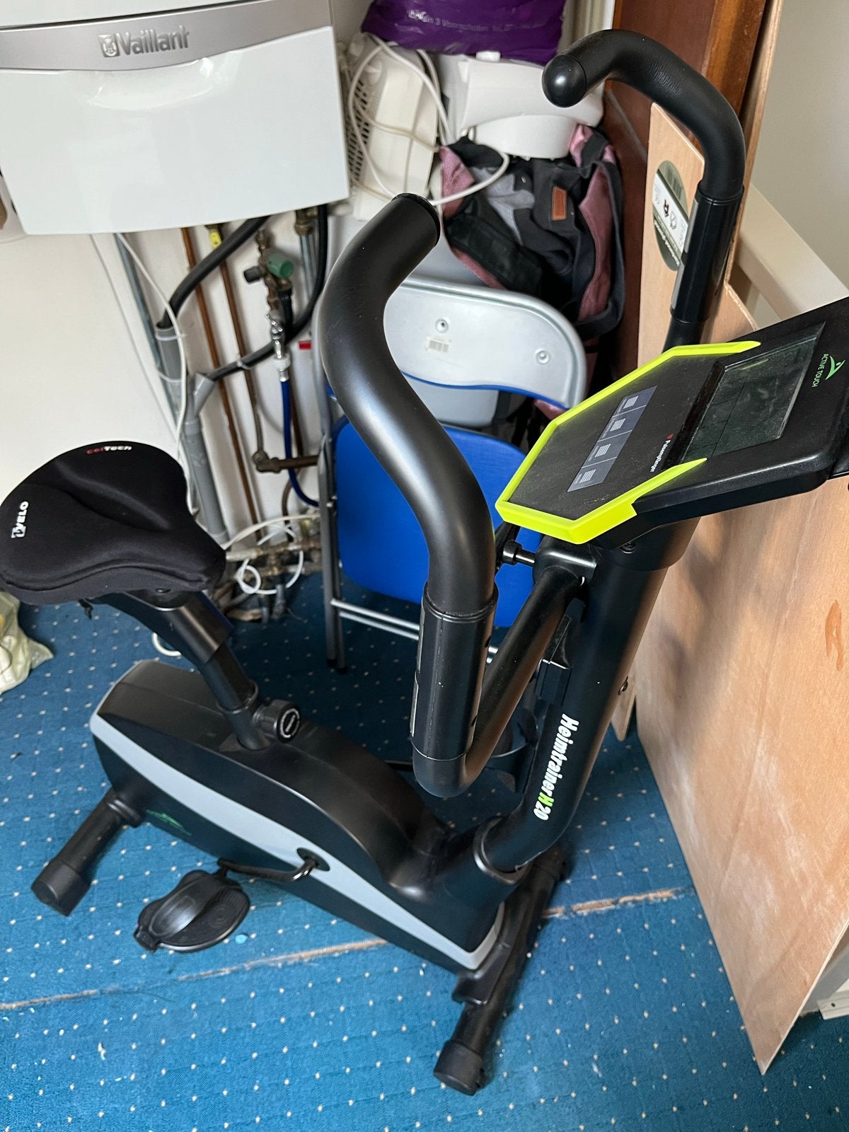 Hometrainer 120 - Ideaal voor thuistraining, Sport en Fitness, Ophalen, Gebruikt, Metaal, Benen
