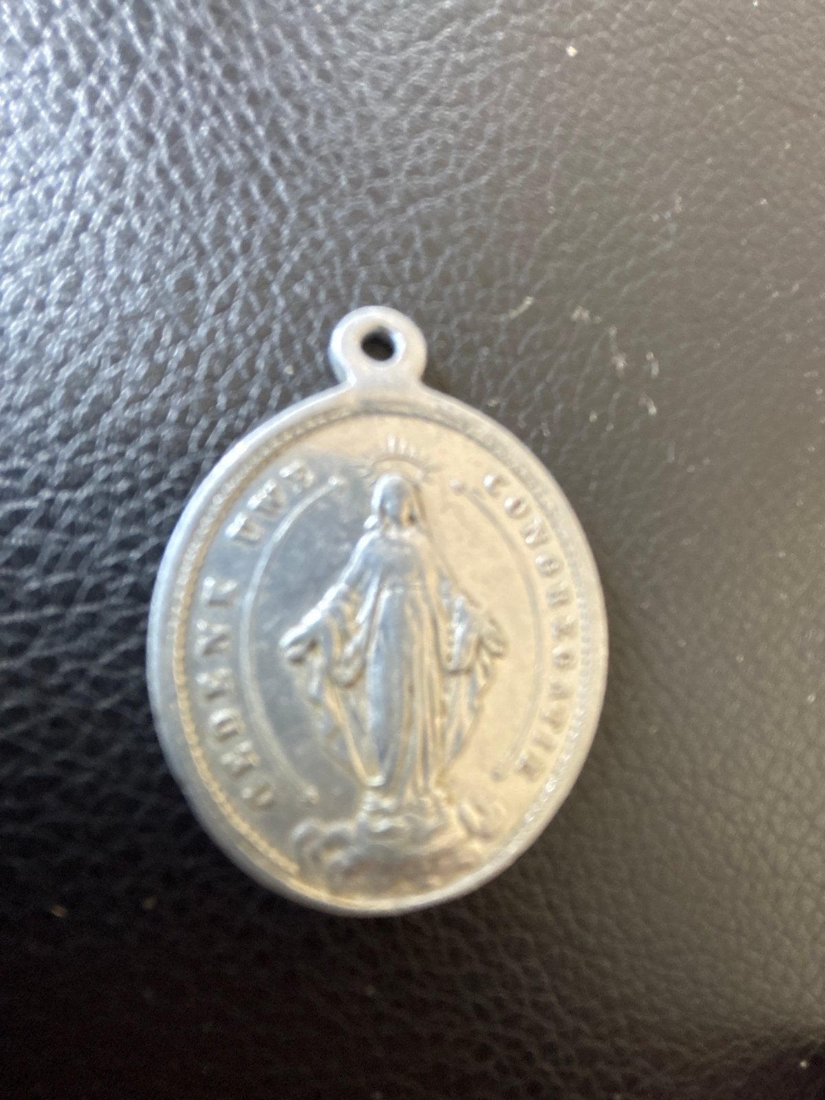 Vintage Wonderdadige Medaille Maria en Monstrans, Ophalen of Verzenden