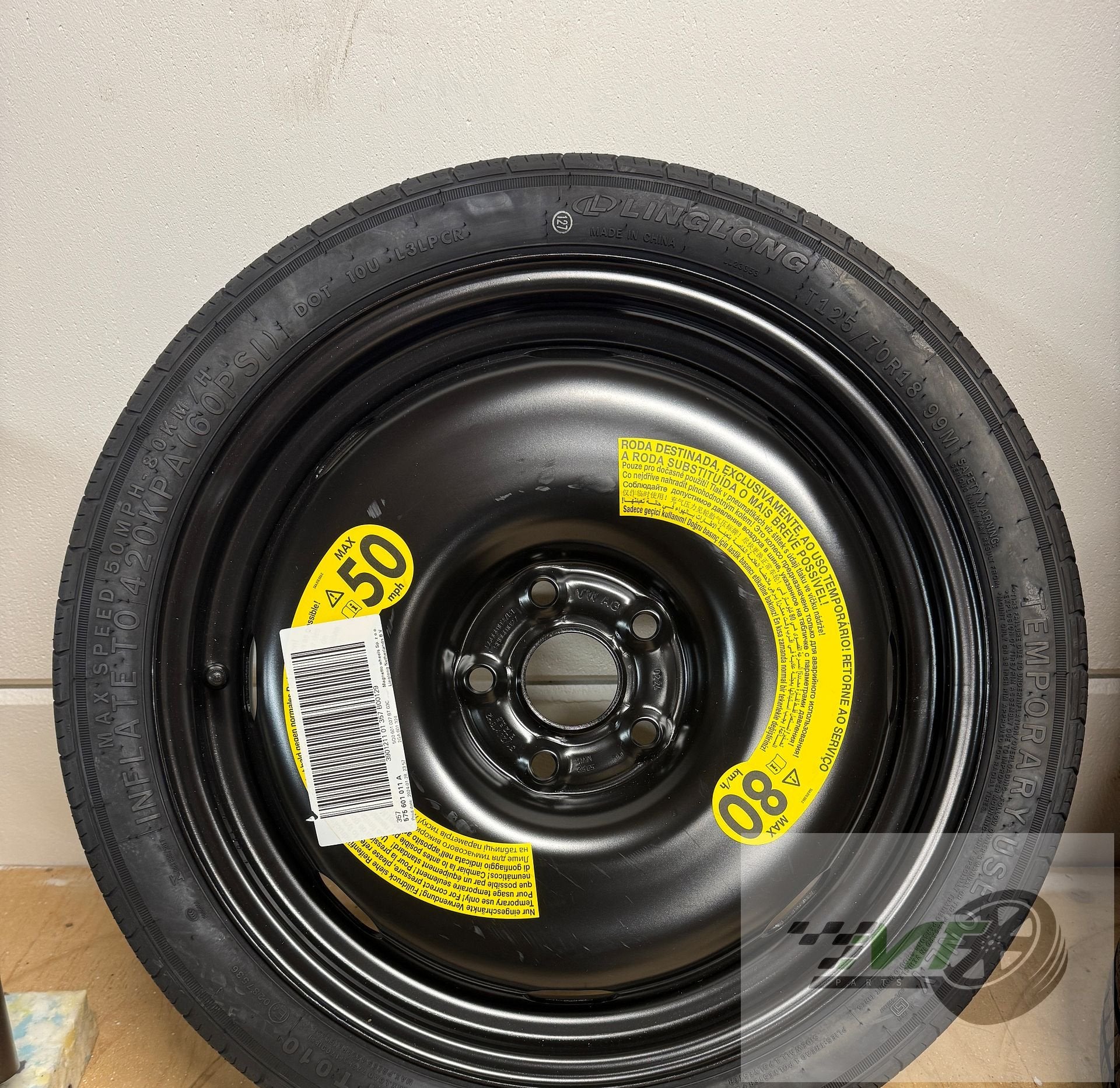 18" Reservewiel thuiskomer Ateca Seat Cupra 575601011A OEM, -, -, Nieuw, Ophalen of Verzenden