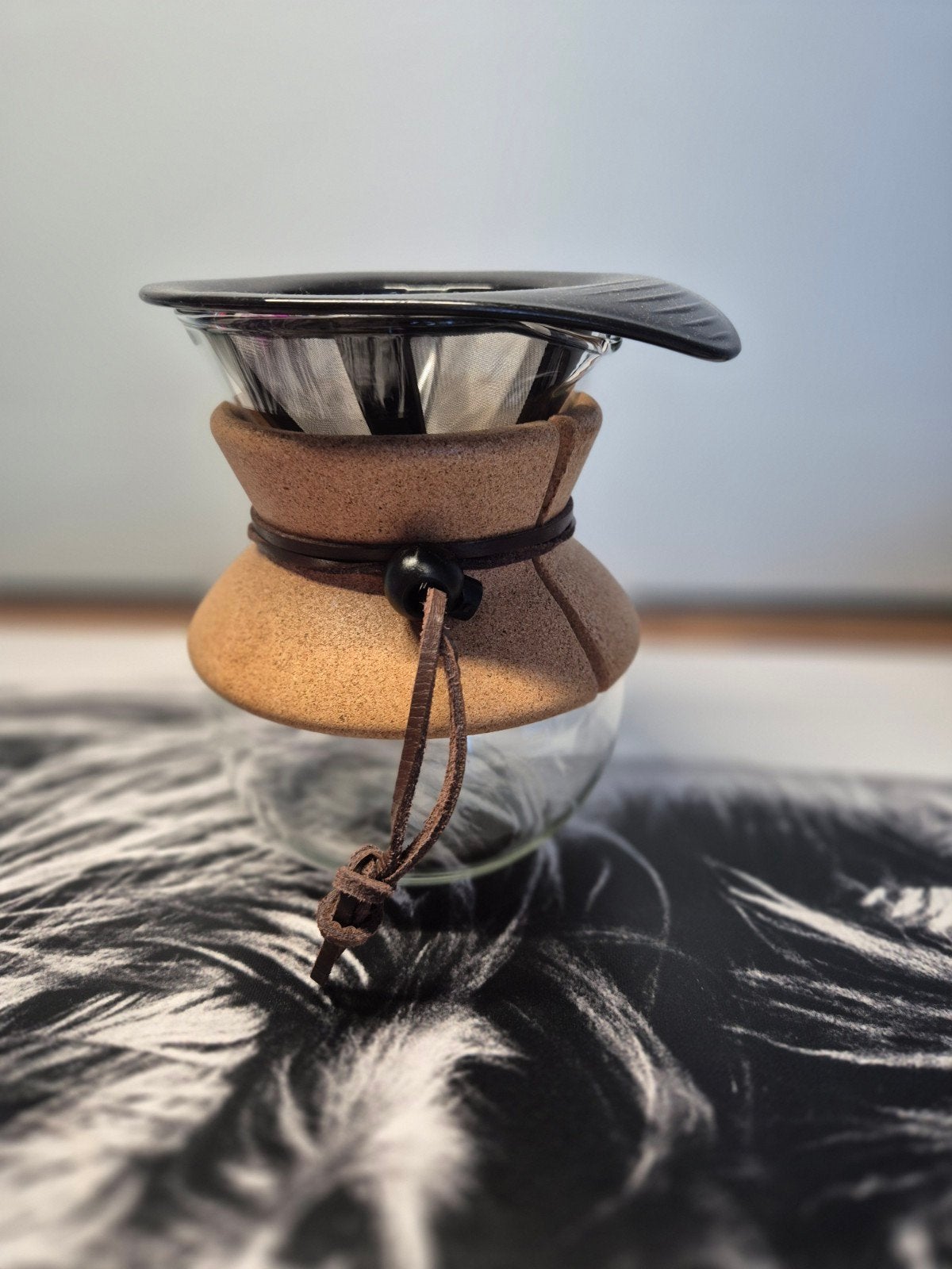 pour over koffiekan Bodum, Koffiemachine, Gemalen koffie, Ophalen of Verzenden, Zo goed als nieuw