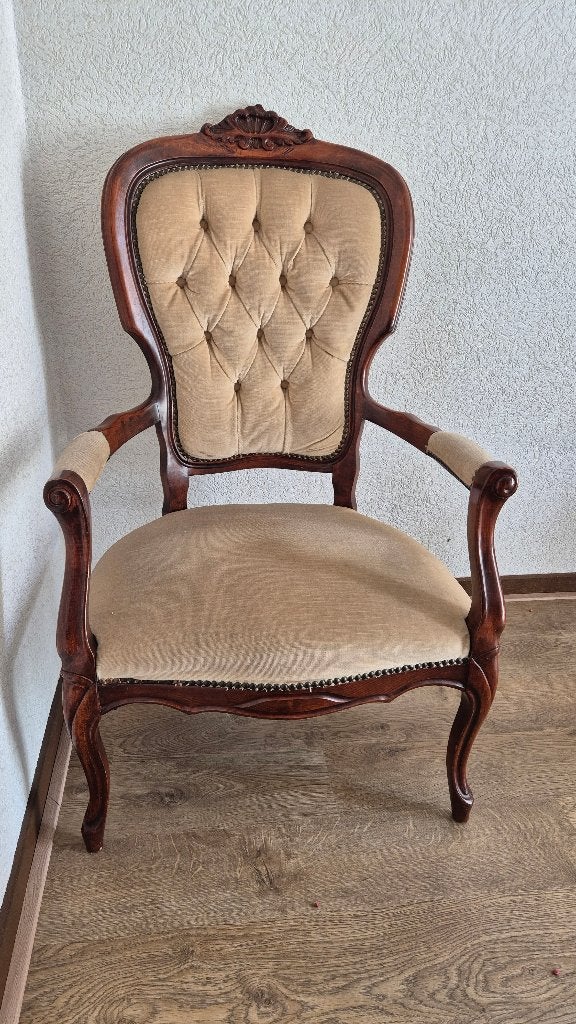 Elegante klassieke fauteuil | Louis Philippe stijl, Ophalen
