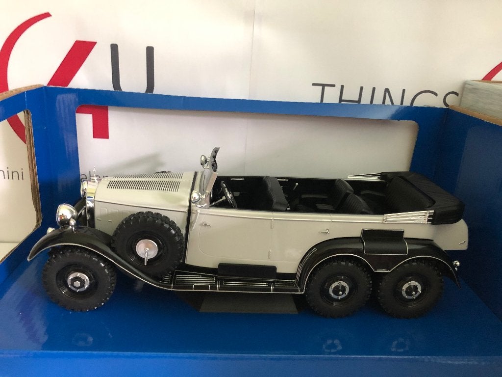 MCG 1:18 Mercedes-Benz G4 (W31) 1934-1939 lichtgrijs nieuw, Hobby en Vrije tijd, Ophalen of Verzenden, Nieuw, Auto, Overige merken