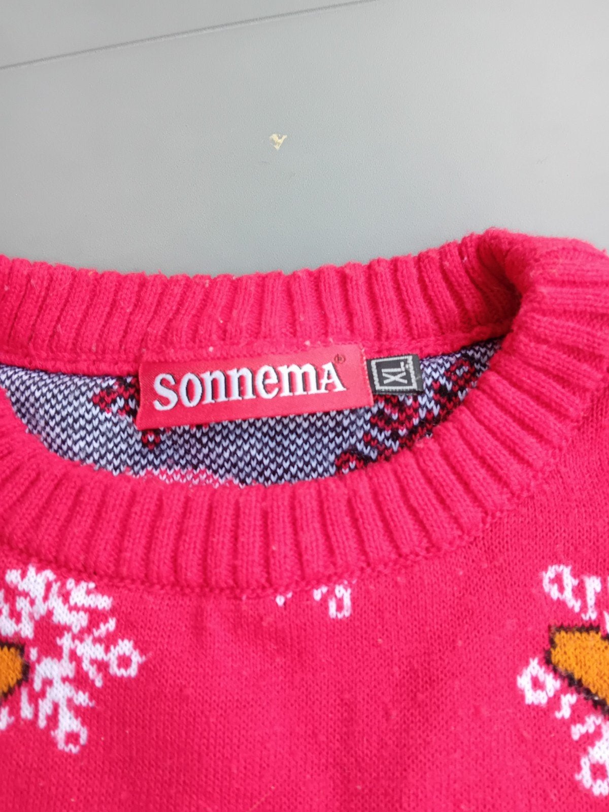 Foute Kersttrui Ho Ho Ho Rendier sonnema XL, Sonnema, Maat 46/48 (XL) of groter, Ophalen of Verzenden, Zo goed als nieuw