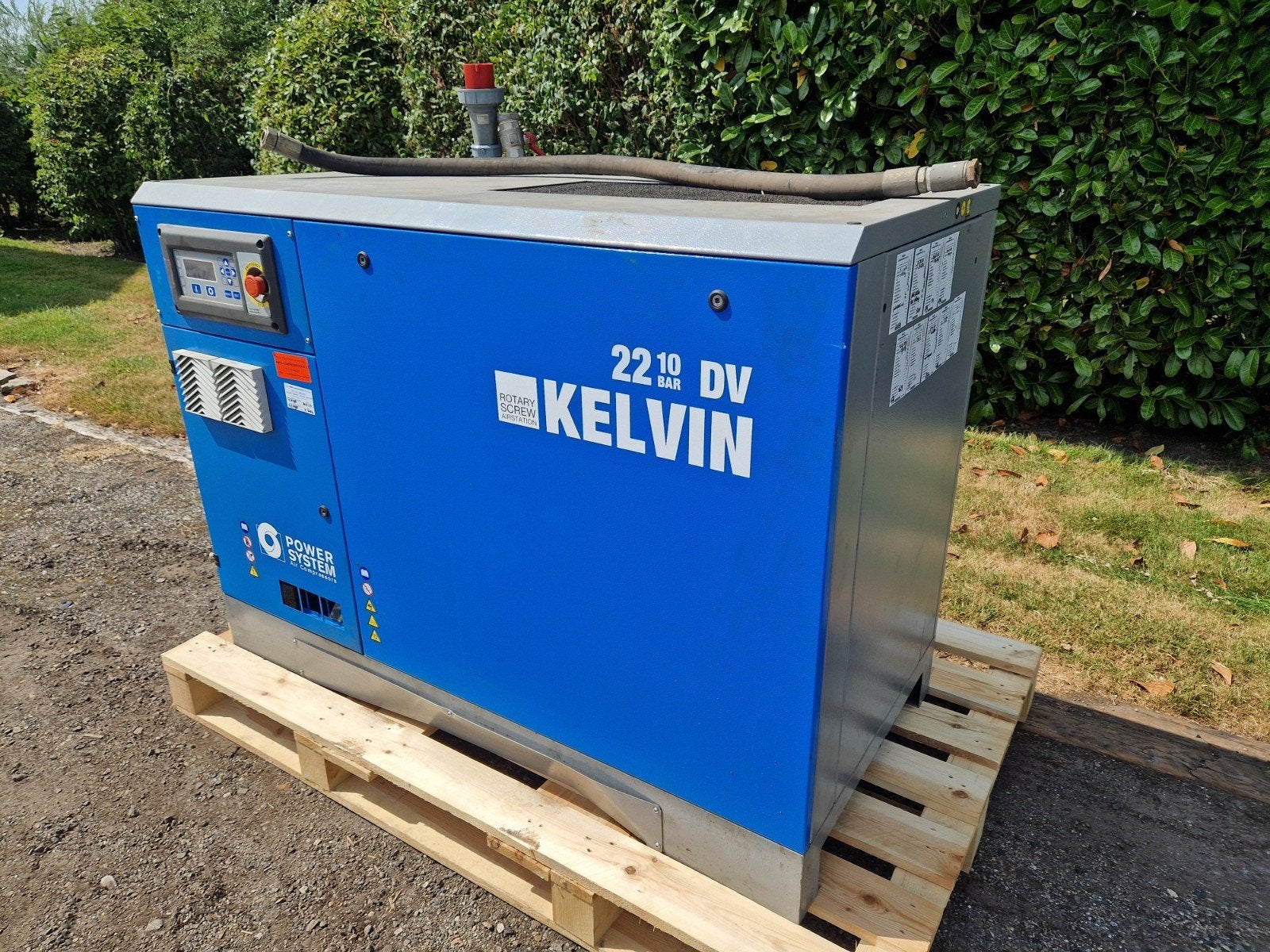 Power System Schroefcompressor Set 2x22kW met Tank & Droger, Ophalen of Verzenden