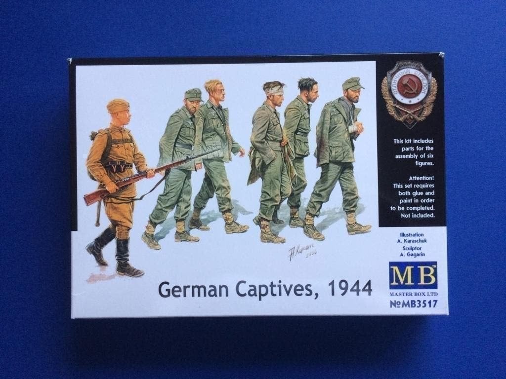 MasterBox	mb3517	German Captives 1944	1/35, Verzenden, Nieuw, 1:35 tot 1:50