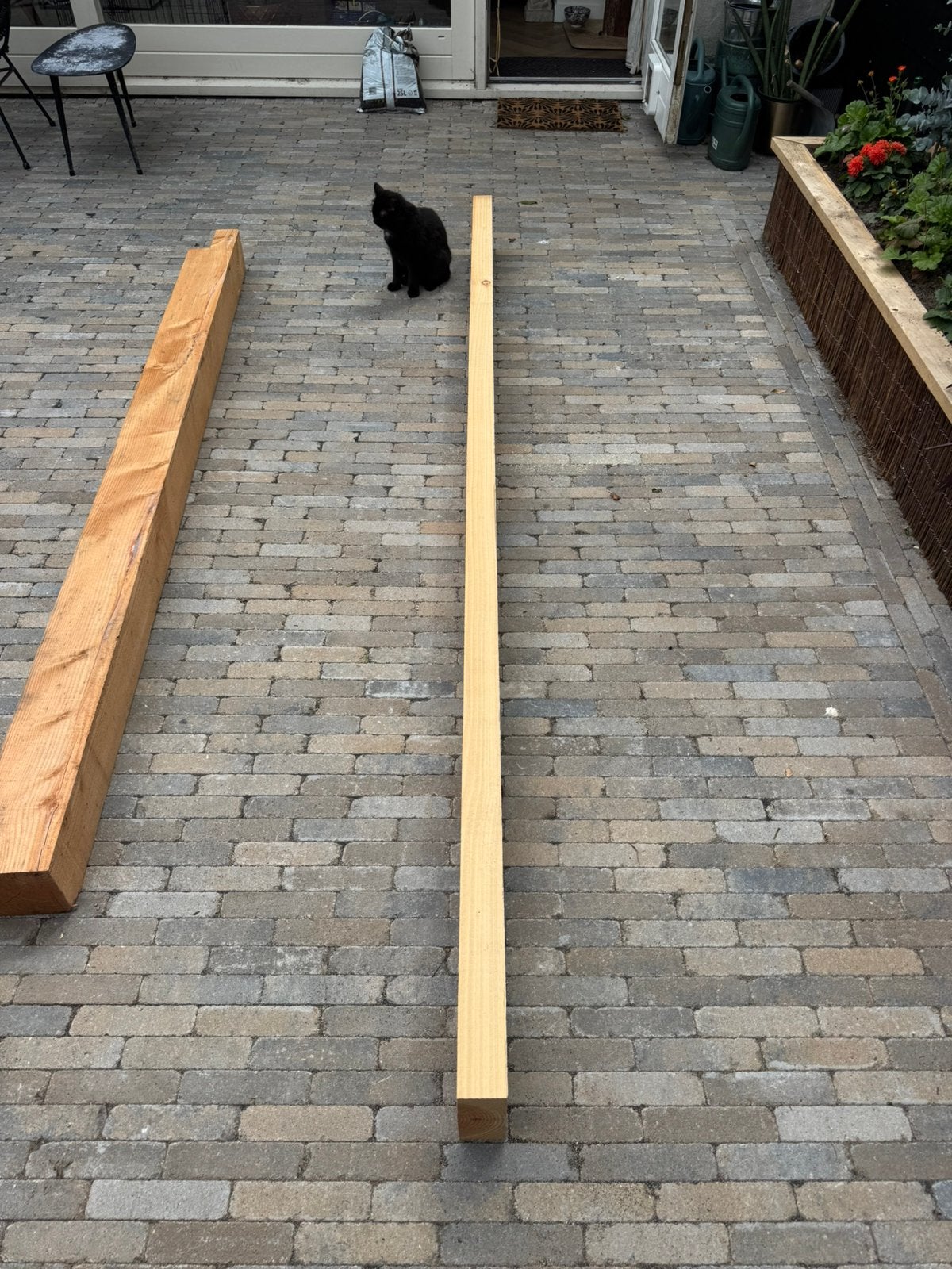 Balken over van schuur, Ophalen, Nieuw, 250 cm of meer, Balken