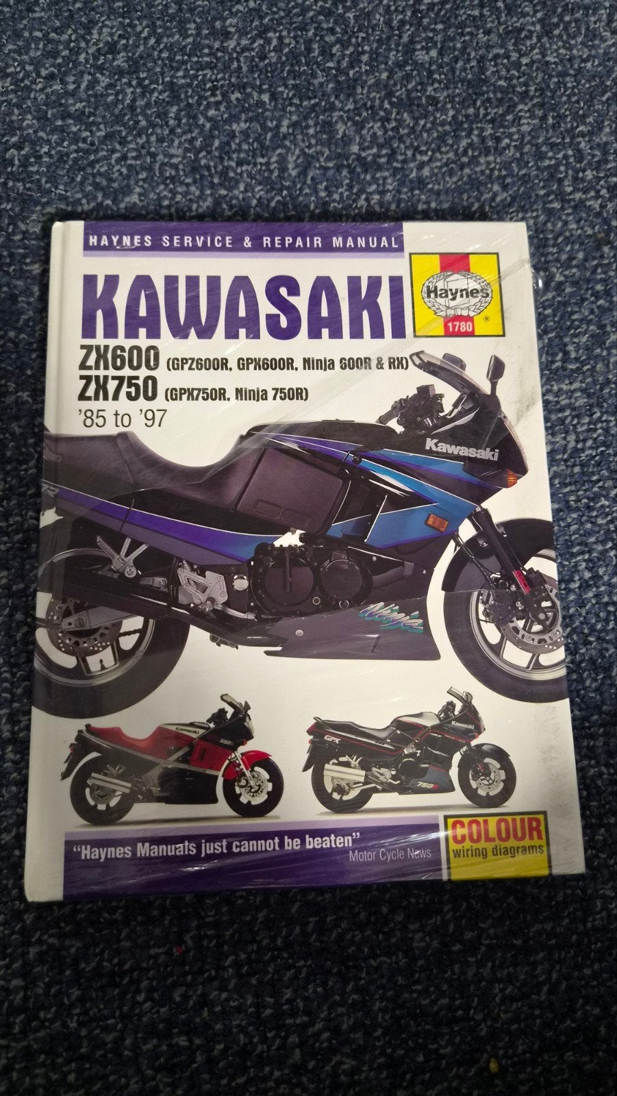Haynes Werkplaatshandboek Kawasaki ZX600 ZX750 ('85-'97), Motoren, Ophalen of Verzenden, Kawasaki