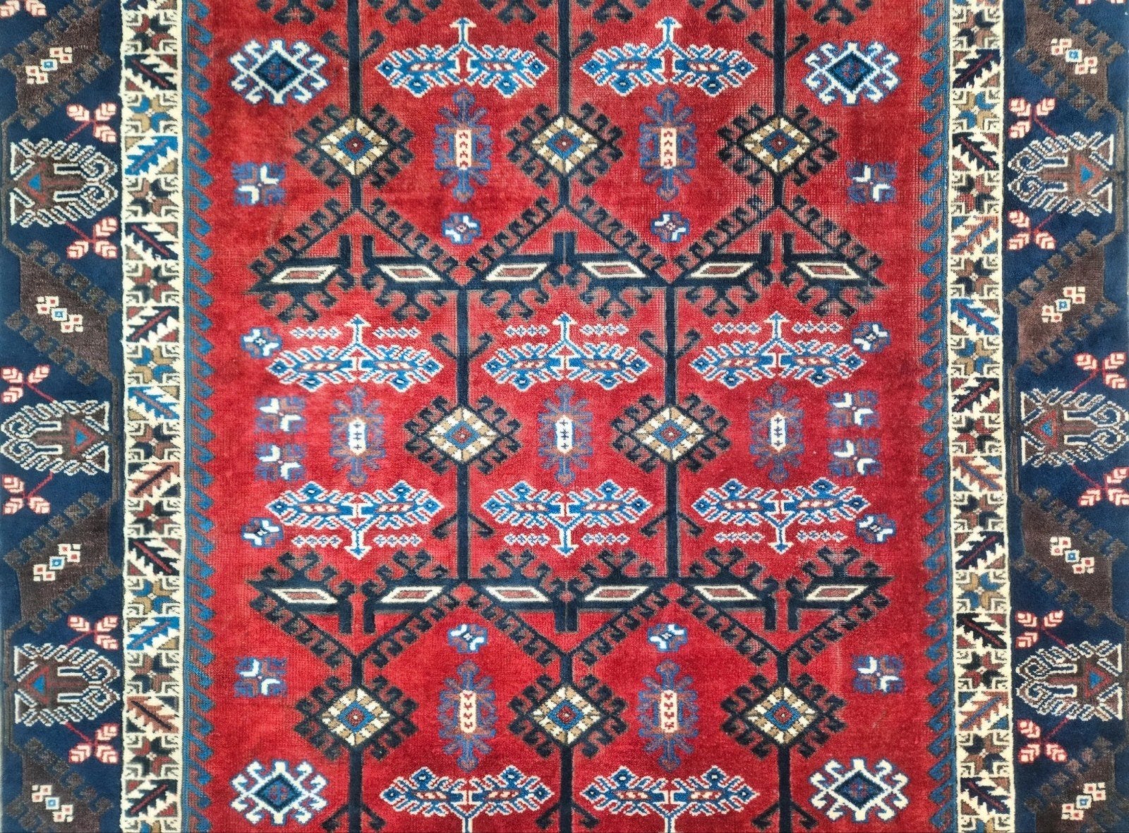 Handgeknoopt vintage oosters wol tapijt Anatolia 200x288cm, Crème, Persian, Perzisch, vintage, oosters, hype, 150 tot 200 cm, 200 cm of meer