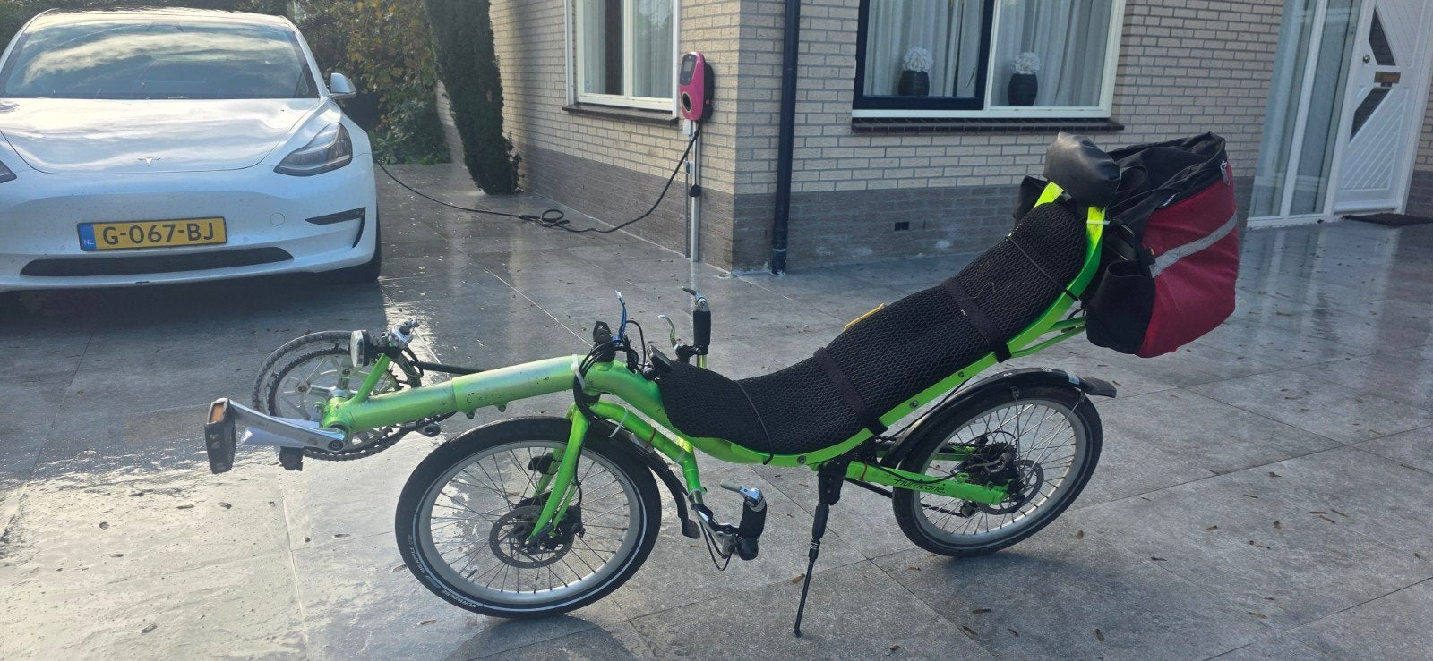 challenge hurricane ligfiets, Gebruikt, Onderstuur, Schijfrem, Ophalen