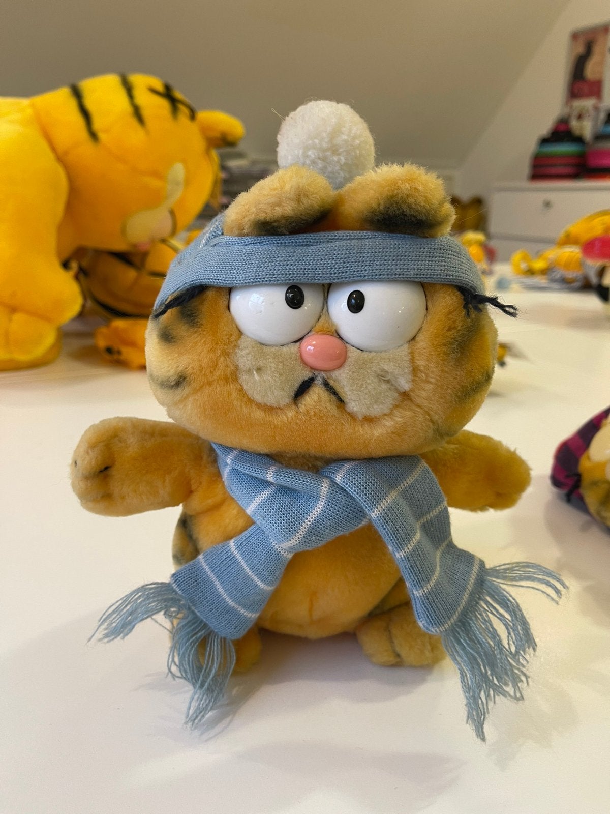 Garfield heeft het koud. Met sjaal en muts., Ophalen of Verzenden, Overige typen
