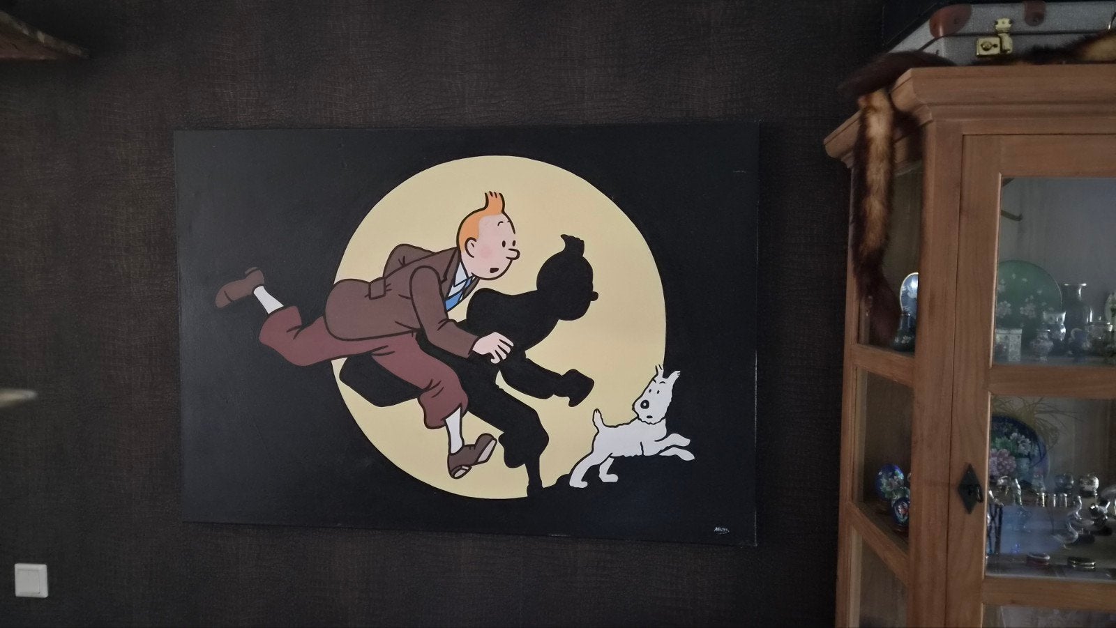 Schilderijen: KOOPJE!!Kuifje en Warner Bros Logo!, Ophalen