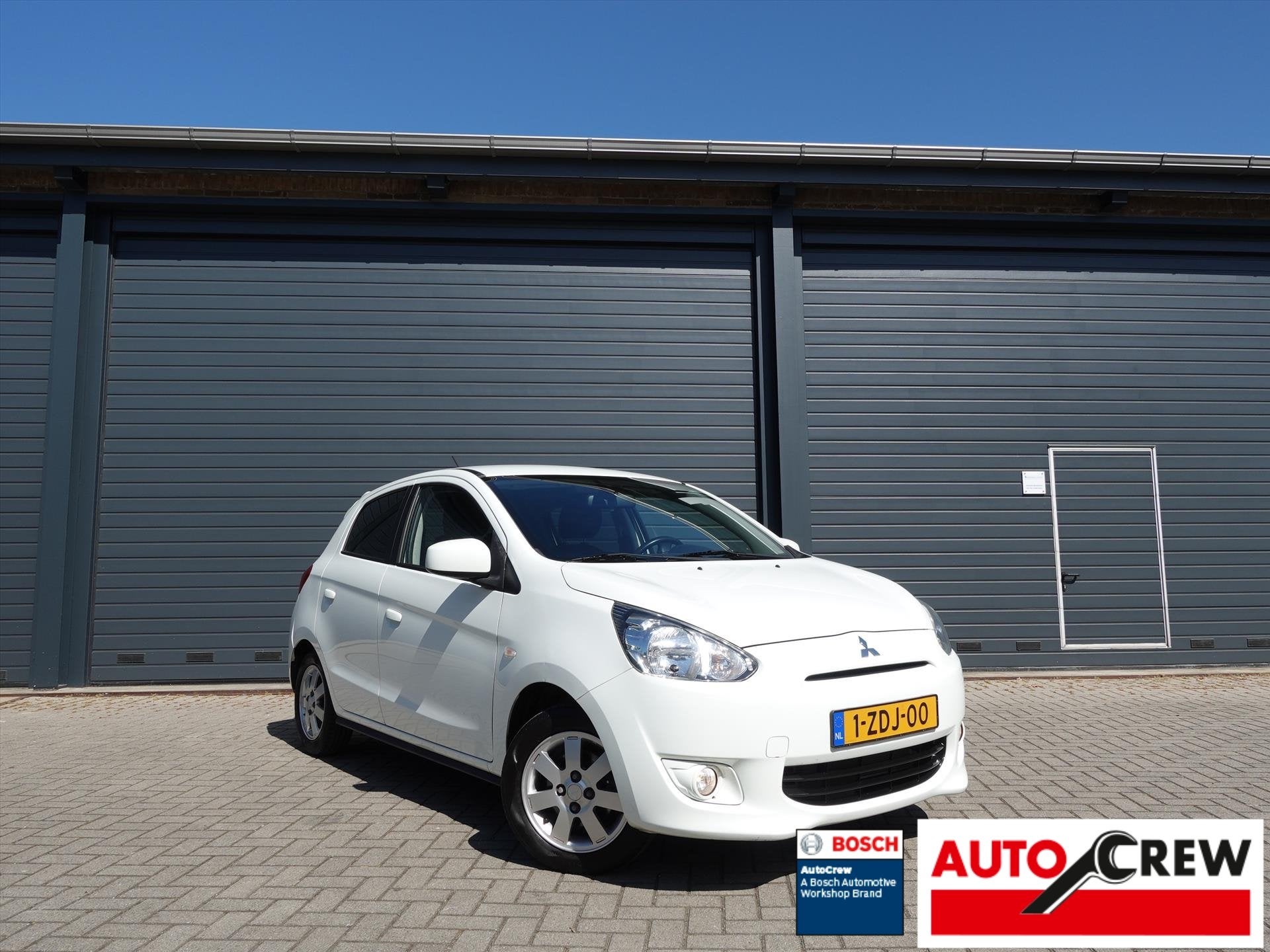 MITSUBISHI Space Star 1.0 MIVEC 71PK Entry 5D RIJKLAAR AIRCO, Auto's, Euro 5, Stof, Gebruikt, Zwart