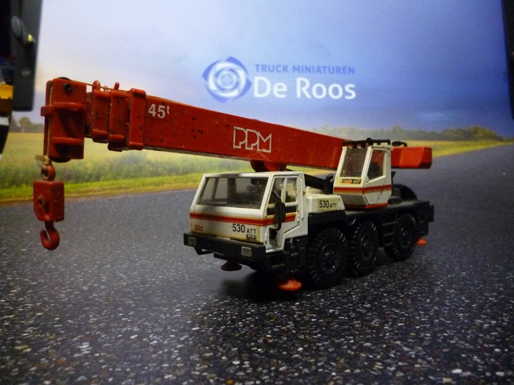 PPM 530 ATT telescoopkraanwagen, Hobby en Vrije tijd, Modelauto's | 1:50, Ophalen of Verzenden, Zo goed als nieuw, Hijskraan, Tractor of Landbouw