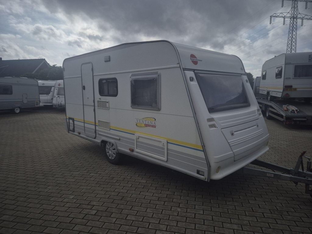 Bürstner Ventana 420 TN Voortent Luifel Boiler, Caravans en Kamperen, Caravans, Overige typen, Schokbreker, Bedrijf, Treinzit