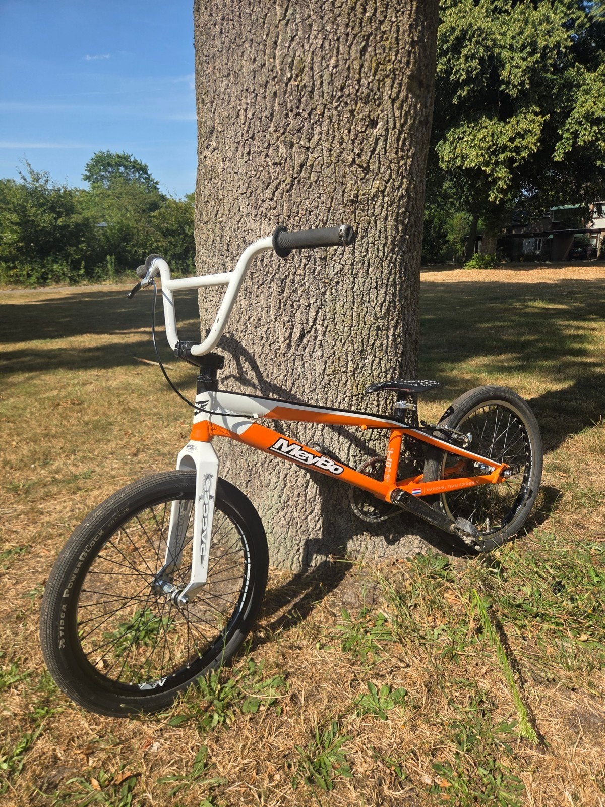 Meybo Holeshot BMX Racefiets Pro 22, Ophalen, Velgrem, Meybo, V-brakes