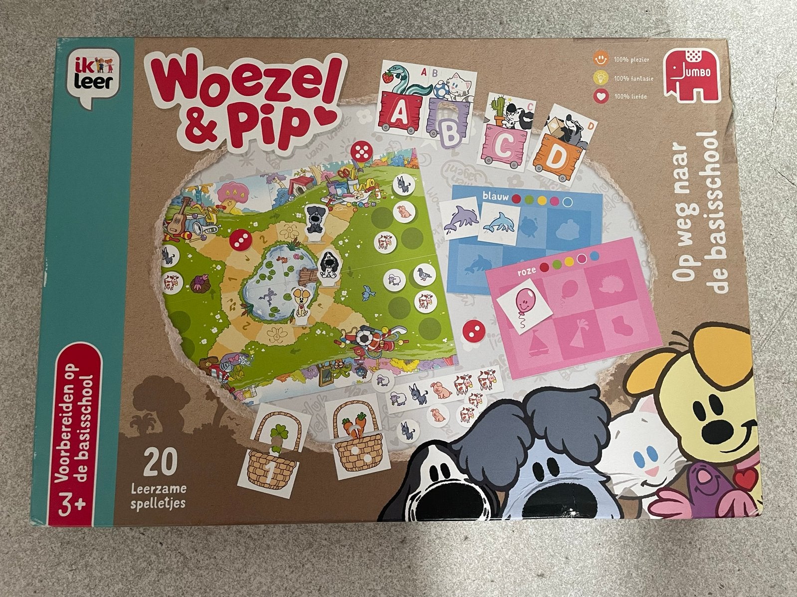 Woezel & Pip: Op weg naar de basisschool (Jumbo), Ophalen of Verzenden, Gebruikt, Knutselen