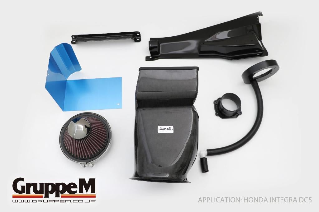 Gruppe M Carbon airbox luchtfilter - Honda Integra DC5, Auto diversen, Ophalen of Verzenden