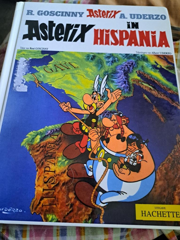 Asterix in Hispania - Stripboek, Eén stripboek, Ophalen of Verzenden, Gelezen, René Goscinny, Albert Uderzo