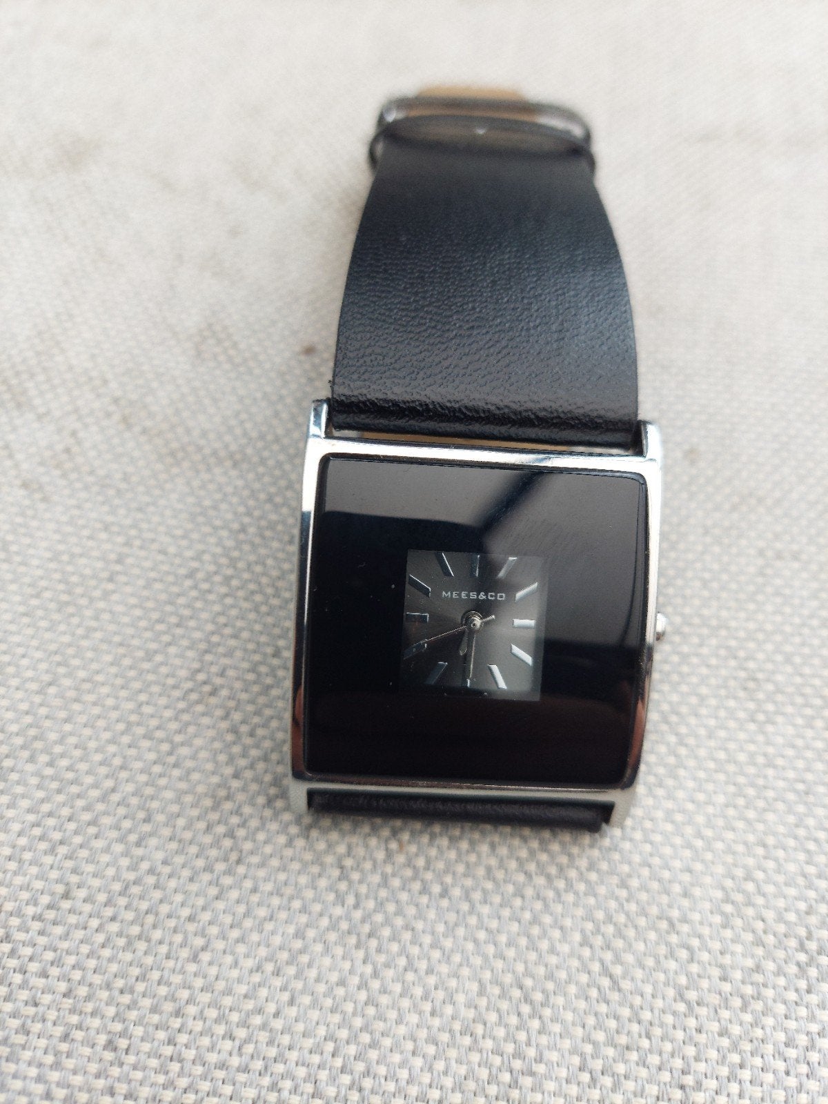 Mees&Co Horloge, Ophalen of Verzenden, Nieuw, Leer, Overige merken
