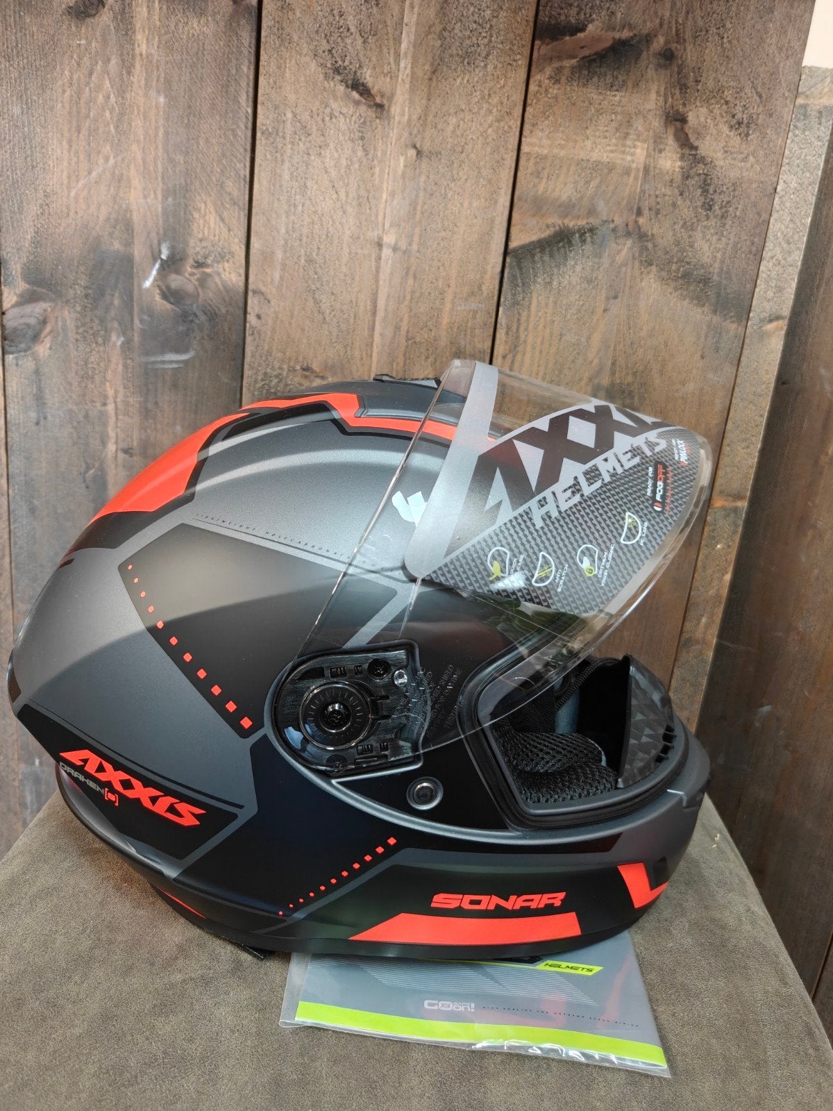 Zwart/roze Integraal Helm S, Motoren, Ophalen of Verzenden, Integraalhelm, S, Dames