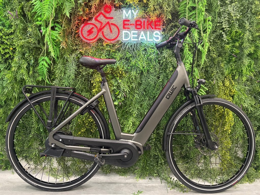 Qwic Mn7 | Middenmotor | 540wh | Automaat | 2450km | 54cm, Qwic, Zo goed als nieuw, 51 tot 55 cm, 50 km per accu of meer