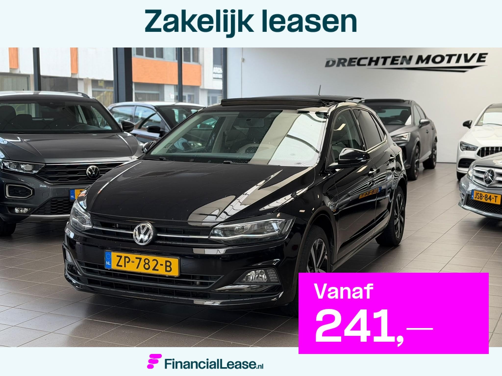 Volkswagen Polo 1.0 TSI Beats / panorama dak / CarPlay / nav, Stof, Gebruikt, Euro 6, 95 pk