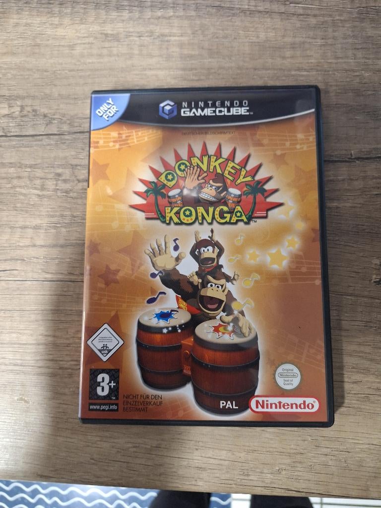 Nintendo Gamecube game Donkey Konga, Spelcomputers en Games, Games | Nintendo GameCube, Muziek, 1 speler, Ophalen of Verzenden