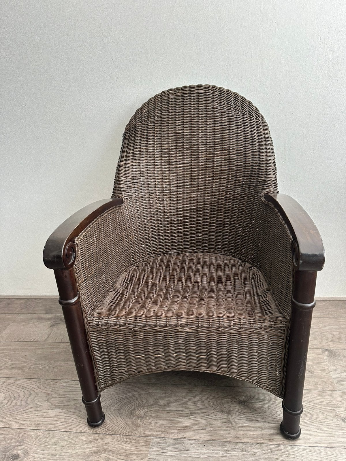 Gratis stevige rieten stoel voor binnen of buiten, Ophalen, Gebruikt, 50 tot 75 cm, Riet of Rotan