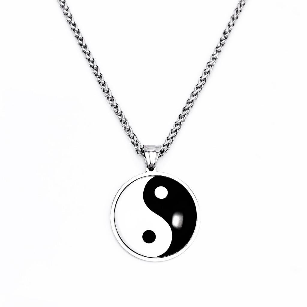 60cm x 3mm Visgraat Ketting + Yin Yang Hanger Dames Heren, Sieraden, Tassen en Uiterlijk, Kettingen, Nieuw, Overige materialen