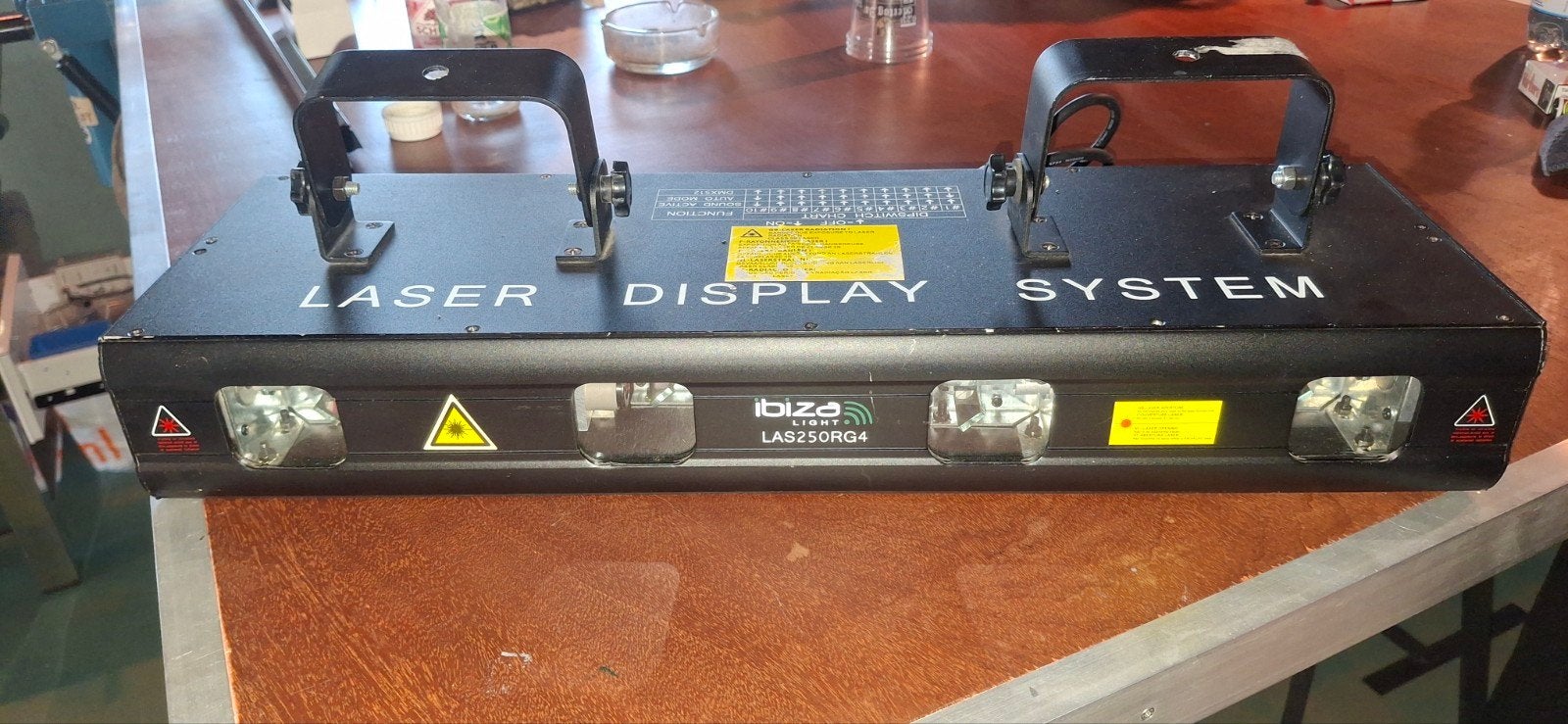 Ibiza Laser Display Systeem LAS250RG4, Muziek en Instrumenten, Ophalen of Verzenden, Gebruikt, Laser, Geluidgestuurd