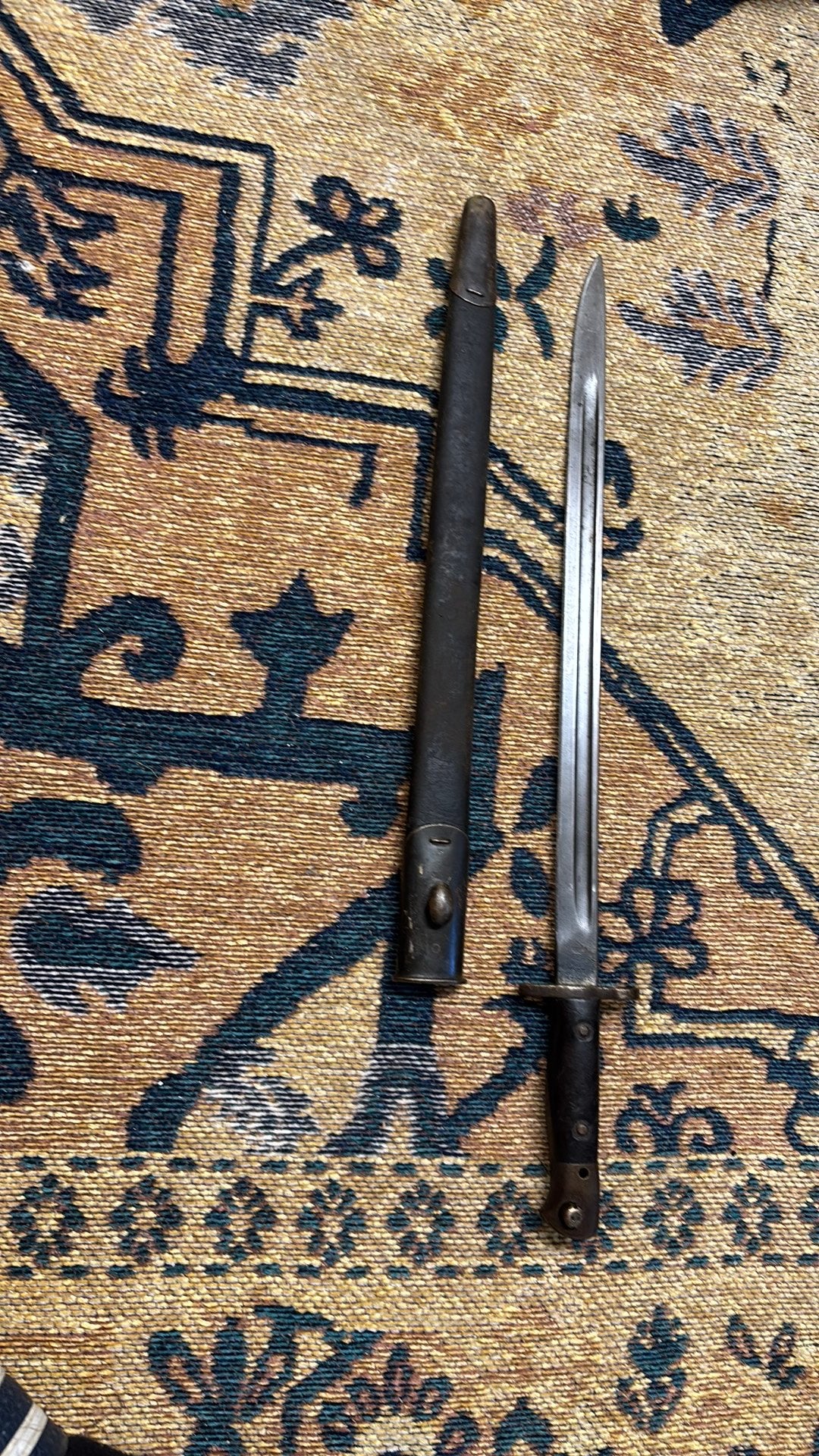 Britse m1907 enfield bajonet wo1, Verzamelen, Militaria | Tweede Wereldoorlog, Ophalen of Verzenden, Engeland, Mes of Dolk