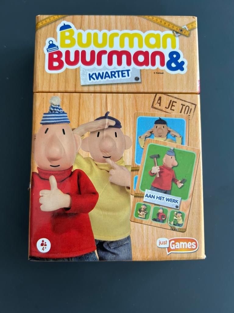Buurman en buurman kwartet, Verzamelen, Speelkaarten, Jokers en Kwartetten, Ophalen of Verzenden, Zo goed als nieuw, Kwartet(ten)