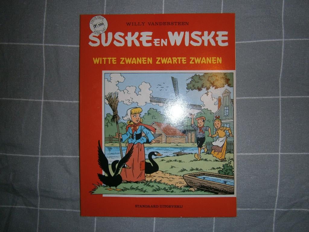 Suske en Wiske – Witte zwanen zwarte zwanen (1987) 1e druk, Boeken, Stripboeken, Ophalen, Eén stripboek, Scenario: Willy Vandersteen. Tekeningen: Paul Geerts