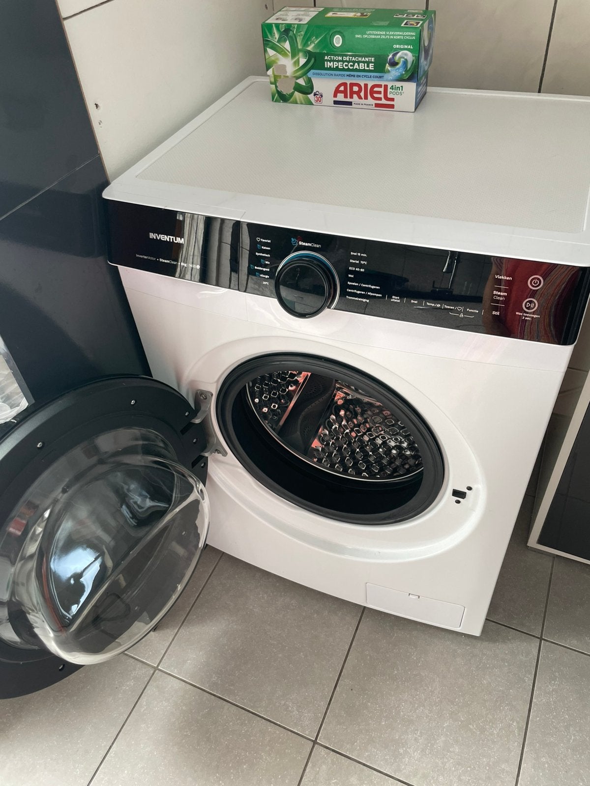 Wasmachine inventum, Witgoed en Apparatuur, Wasmachines, Ophalen, Zo goed als nieuw, 85 tot 90 cm, 1200 tot 1600 toeren