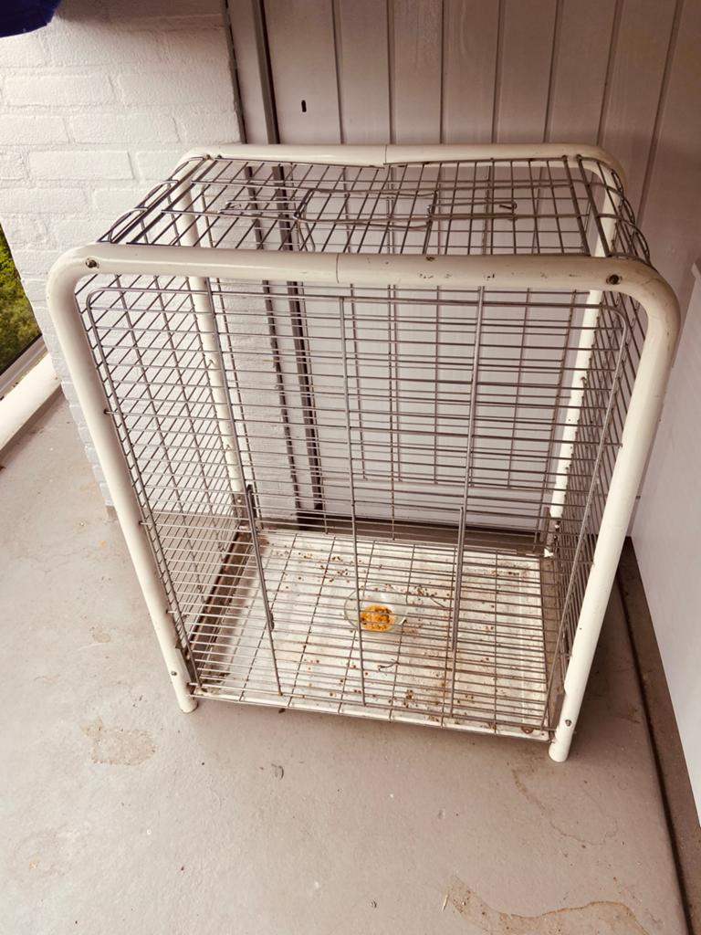 Vogel kooi, Ophalen of Verzenden, Zo goed als nieuw, Hout, Vogelkooi