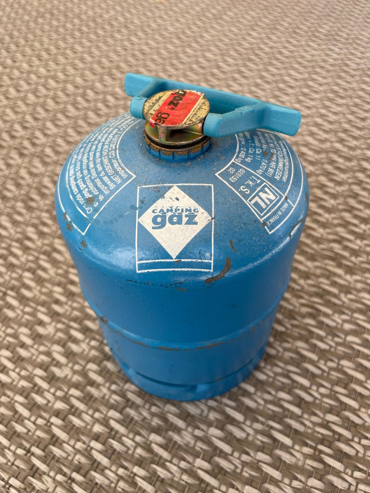Campingaz Butaan Gasfles Type 901, Caravans en Kamperen, Kampeeraccessoires, Ophalen, Gebruikt