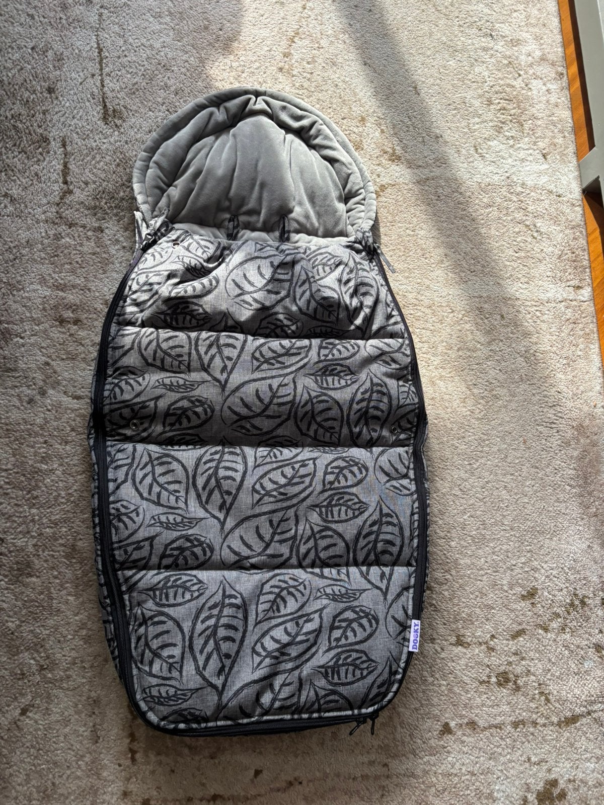 Dooky slaap/voetenzak voor in kinderwagen!, Ophalen of Verzenden, Zo goed als nieuw, Voetenzak