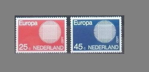@@ 971-972 gestempeld @@, Postzegels en Munten, Postzegels | Nederland, Verzenden, Gestempeld