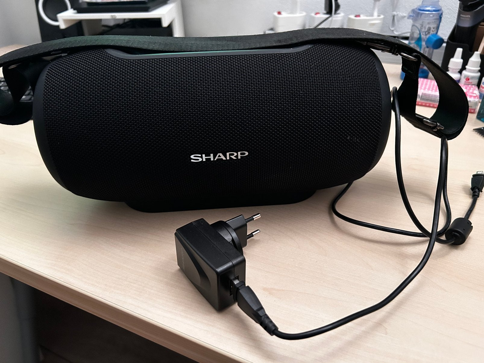 Sharp bluetooth speaker draadloos, Audio, Tv en Foto, Luidsprekers, Ophalen of Verzenden, Zo goed als nieuw, Minder dan 60 watt