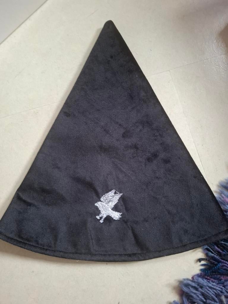 Harry Potter Ravenclaw hoed puntmuts muts Ravenklauw, Ophalen of Verzenden, Zo goed als nieuw, Replica