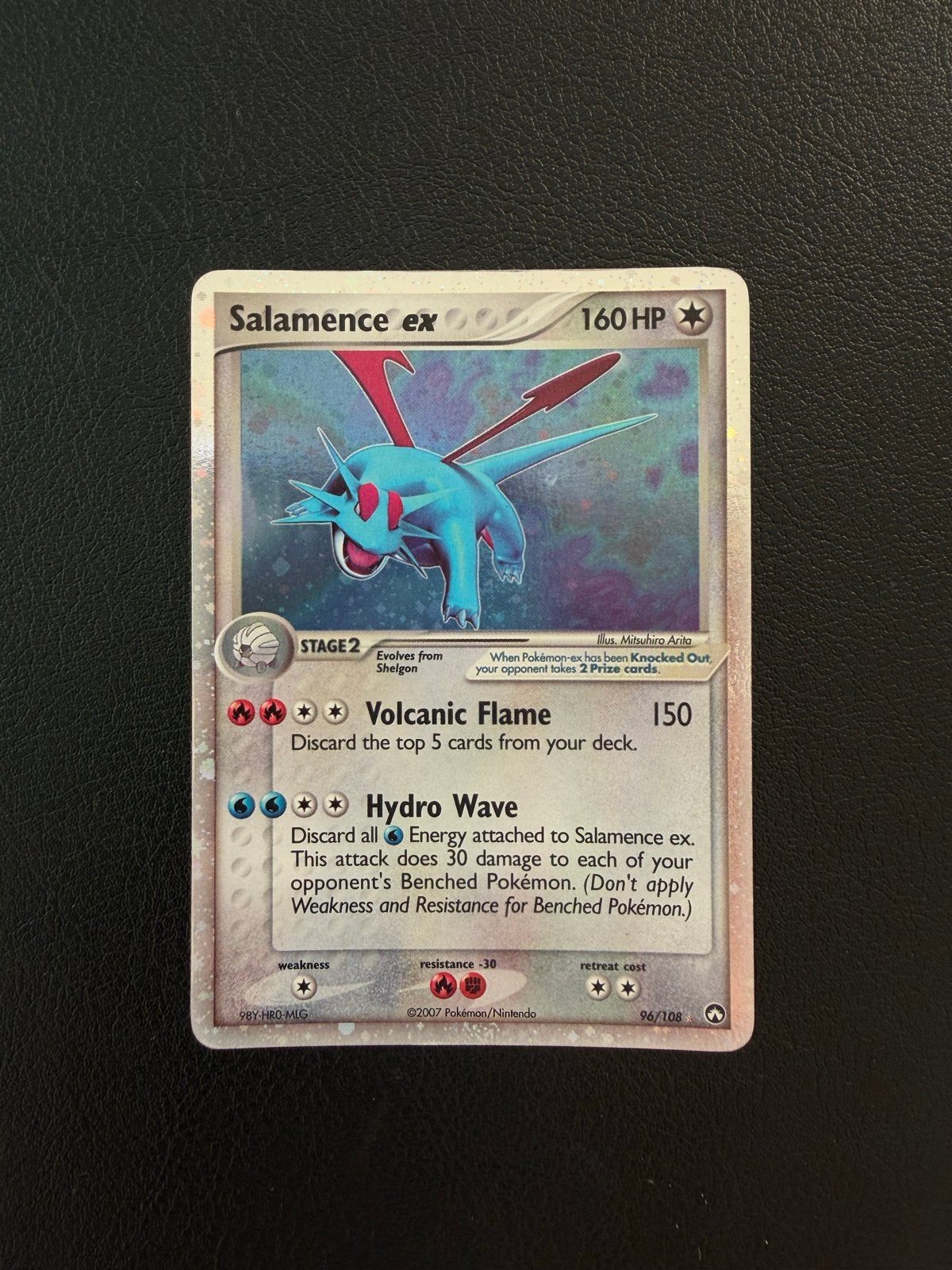Salamence ex - Power Keepers (96/108) - Pokémon Kaart, Ophalen of Verzenden, Zo goed als nieuw, Losse kaart, Foil