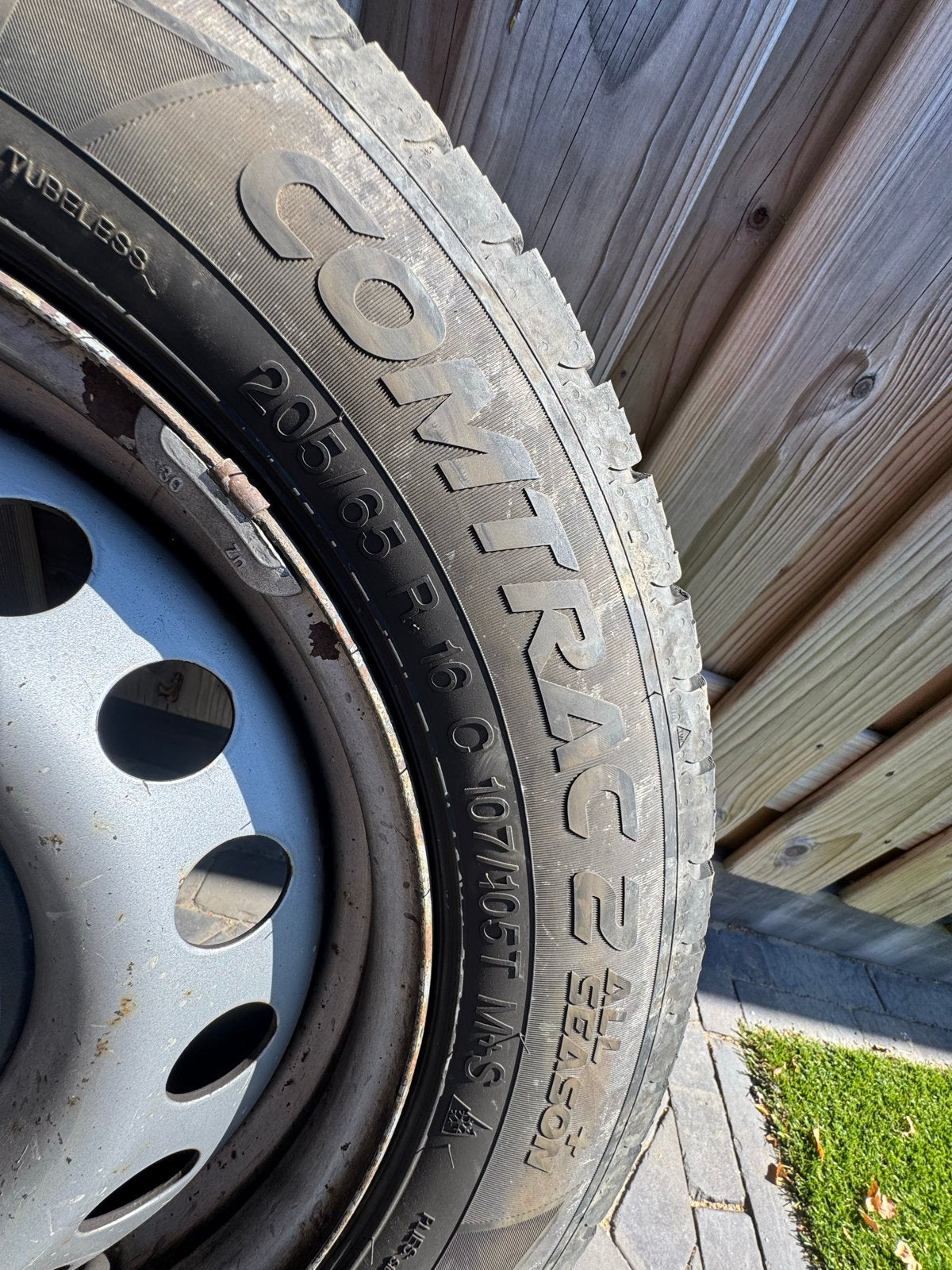Vito wielen velgen 205/65 R16C all season banden, 16 inch, Banden en Velgen, All Season, Bestelwagen